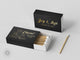 Foiled Wedding Matchboxes #6 - Custom Pet Illustration, Wedding Matches, Matchbox, Wedding Match Favor, Match Box, Candle Favor, Bridal Gift