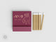 Foiled Wedding Matchbooks #4 - Custom Pet Illustration - Dog or Cat Portrait