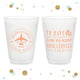 Destination Wedding - 12oz or 16oz Frosted Unbreakable Plastic Cup #8
