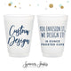 Custom 16oz Frosted Unbreakable Plastic Cup - Your Custom Design