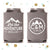 Wedding Can Cooler & Cup Package #119 - Let the Adventure Begin - Custom - Wedding Drink Favor Combo Pack, Beer Huggers, Stadium Cup Favors