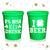 I Love Beer - St. Patrick's Day Stadium Cups #2 - Custom - Holiday Favors, Party Cups, Saint Patricks Party Favors, St. Patrick's Party