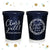 Wedding Can Cooler & Stadium Cup Package #124 - Monogram Wreath - Custom - Wedding Drink Favor Combo Pack, Beer Huggers, Stadium Cup Favors