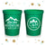 Wedding Can Cooler & Cup Package #119 - Let the Adventure Begin - Custom - Wedding Drink Favor Combo Pack, Beer Huggers, Stadium Cup Favors