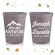 Let the Adventure Begin - Wedding Stadium Cups #139