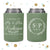 Wedding Can Cooler & Cup Package #142 - Cheers to The Mr and Mrs - Custom - Wedding Drink Favor Combo Pack, Beer Huggers, Stadium Cup Favors