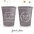 Wedding Can Cooler & Cup Package #142 - Cheers to The Mr and Mrs - Custom - Wedding Drink Favor Combo Pack, Beer Huggers, Stadium Cup Favors