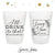 Can Cooler & Frosted Cup Package #143 - I'll Drink to That - Custom - Party Favor, Wedding Favor Package, Wedding Favors, Wedding Cups