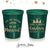 Wedding Can Cooler & Stadium Cup Package #178 - Tis The Season - Custom - Wedding Favor Combo Pack, Beer Cup, Stadium Cups, Wedding Favors