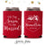 Wedding Regular & Slim Can Cooler Package #184RS - Tis The Season - Custom - Wedding Favor Package, Wedding Favor, Holiday Wedding Favors