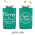 Wedding Regular & Slim Can Cooler Package #183RS - Cheers to the Mr and Mrs - Custom - Wedding Favor Package, Wedding Favor, Beer Can Holder