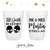 Can Cooler & Frosted Cup Package #175 - Till Death Do Us Part - Custom - Wedding Favor Package, Wedding Favors, Halloween Wedding, Party Cup