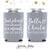 Wedding Regular & Slim Can Cooler Package #170RS - Cheers to The New Mr and Mrs