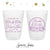 Can Cooler & Frosted Cup Package #155 - Cheers to The Mr and Mrs - Custom - Wedding Favor Pack, Wedding Favors, Wedding Cups, Party Cups