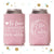 Can Cooler & Frosted Cup Package #146 - To Love Laughter - Custom - Party Favor, Wedding Favor Package, Wedding Favors, Wedding Cups