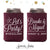 Can Cooler & Frosted Cup Package #150 - Let's Party - Custom - Wedding Favor Pack, Wedding Favors, Wedding Cups, Party Cups, Drink Cups