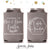 Can Cooler & Frosted Cup Package #149 - Cheers to The Mr and Mrs - Custom - Wedding Favor Pack, Wedding Favors, Wedding Cups, Party Cups