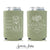 Wedding Can Cooler #188R - Custom Pet Illustration