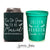 Wedding Can Cooler & Cup Package #198 - Tis the Season - Custom - Wedding Favor Combo Pack, Beer Cup, Stadium Cups, Wedding Favors, Party