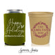 Wedding Can Cooler & Cup Package #199 - Happy Holidays