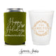 Can Cooler & Frosted Cup Package #199 - Happy Holidays