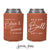 Cheers To - Can Cooler & Frosted Cup Package #162 - Custom - Wedding Favor Package, Wedding Favors, Wedding Cups, Party Cups
