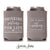 Wedding Can Cooler & Cup Package #154 - Drinking Partners For Life - Custom - Wedding Drink Favor Combo Pack, Beer Cup, Stadium Cup Favor
