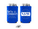 Let's Connect Custom Logo - #5R Custom Foam Can Cooler for Business