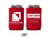 Geometric Custom Logo - #6R Custom Foam Can Cooler for Business - Promotional Products - Advertise in Style - Business Favors, Party Favors