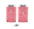 Custom Square Floral Logo - #3R Custom Foam Can Cooler for Business - Promotional Product - Advertise in Style - Business Favor, Party Favor