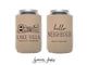 Vacation Rental Can Cooler #1R - Custom Illustration