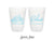 Vacation Rental Frosted Cup #1 - Custom Illustration - Bed and Breakfast Gifts, Tiki Bar Cups, Homestay Cups, Guest Gifts, Vacation Homes