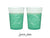 Wedding Color-Changing Mood Stadium Cups #207 - 16oz - Floral Wreath Monogram - Party Cup, Wedding Favor, Color Change Cup, Wedding Mood Cup