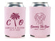 Wedding Can Cooler #256R - Custom Pet Illustration