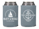 Wedding Can Cooler #261R - Nautical Wedding