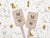 Wedding Stir Sticks #5 - Wooden Stir Sticks, Round, Oval, Rectangle Stir Sticks, Wedding Favor, Wedding Drink Stir Stick, Custom Stir Stick
