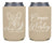 Floral Bust - Neoprene Wedding Can Cooler #224N - Custom Pet Illustration - Wedding Favors, Wedding Favors, Beer, Party Favors, Can Holders
