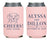 Cheers - Neoprene Wedding Can Cooler #219N - Custom Pet Illustration - Wedding Favors, Wedding Favor, Beer Holder,Party Favors, Pet Drawing