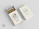 Wedding Matchboxes Full-Color #11 - Custom Couple Illustration, Matchbox, Wedding Match Favors, Match Boxes, Candle Matches, Bridal Favors