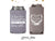 Wedding Regular & Slim Can Cooler Package #105RS - To Have and To Hold - Antlers - Wedding Favor Package, Wedding Favor, Beer Can Holder