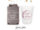 Can Cooler & Frosted Cup Package #149 - Cheers to The Mr and Mrs