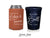 Wedding Can Cooler & Stadium Cup Package #162 - Cheers To - Custom - Wedding Favor Combo Pack, Drink Cups, Wedding Favors, Party Decor