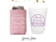 Can Cooler & Frosted Cup Package #155 - Cheers to The Mr and Mrs