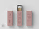Foiled Wedding Lipstick Matchboxes #3 - Pet illustration