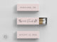 Foiled Wedding Lipstick Matchboxes #6 - Custom Wedding Matches, Matchbox, Wedding Match Favors, Match Boxes, Candle Matches, Bridal Favors