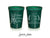 Wedding Stadium Cups #216 - Pet Illustration - Happy Holidays - Bridal Favors, Wedding Cups, Party Cup, Wedding Favor, Drink Cups, Drink Cup