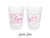 12oz or 16oz Frosted Unbreakable Plastic Cup #259 - Came For The Love - Custom - Bridal Wedding Favor, Wedding Cup, Party Cups, Wedding Cups