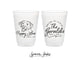 12oz or 16oz Frosted Unbreakable Plastic Cup #250 - Custom Pet Illustration
