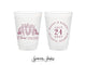 12oz or 16oz Frosted Unbreakable Plastic Cup #248 - Custom Pet Illustration