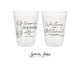 12oz or 16oz Frosted Unbreakable Plastic Cup #244 - Custom Pet Illustration